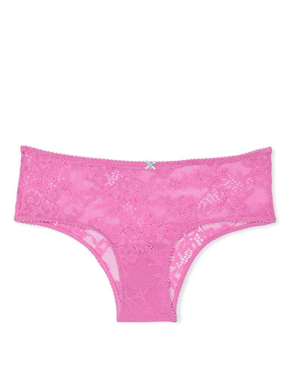 NWT Victoria's Secret pink lace cheeky panty tease L